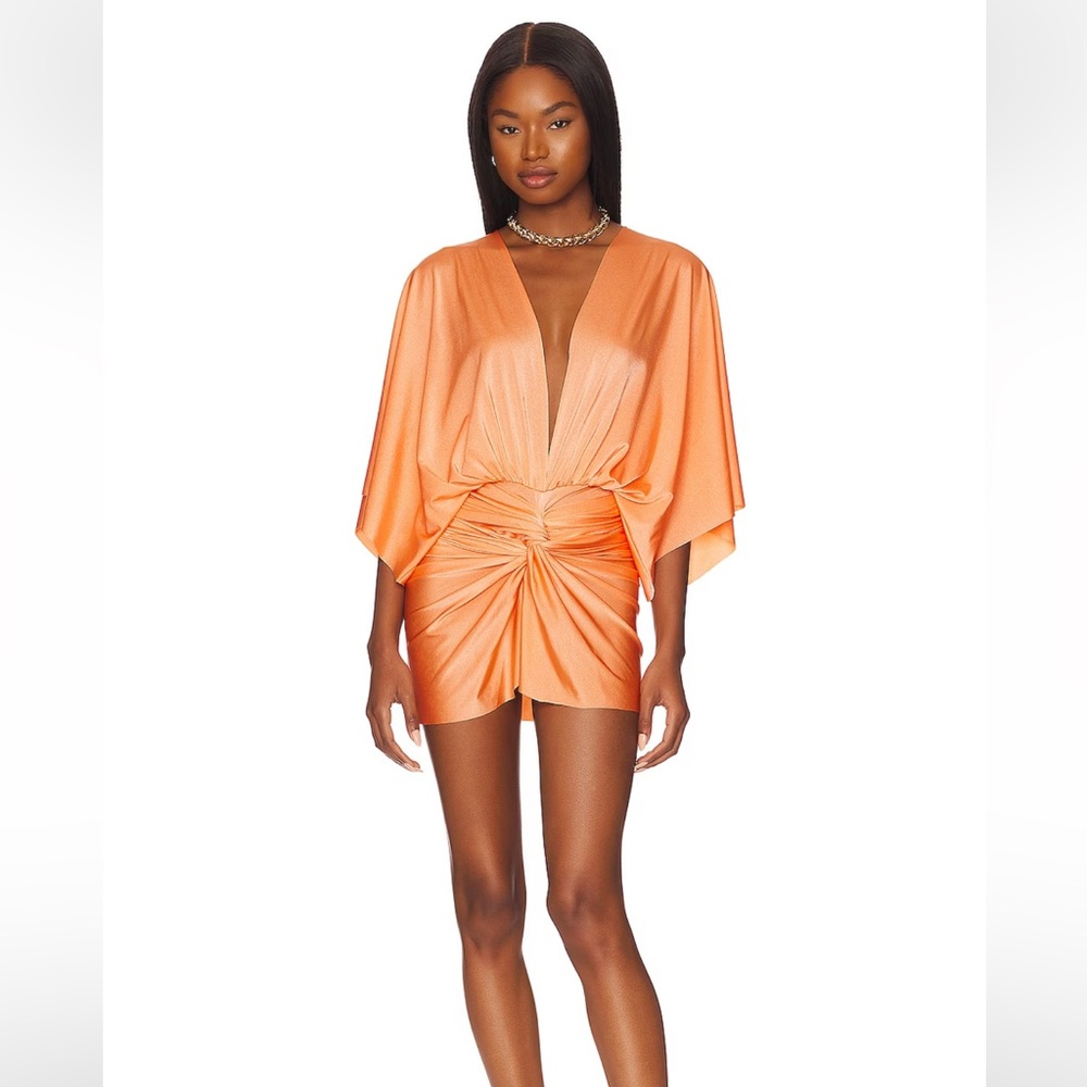 BAOBAB dress in bright neon ish orange